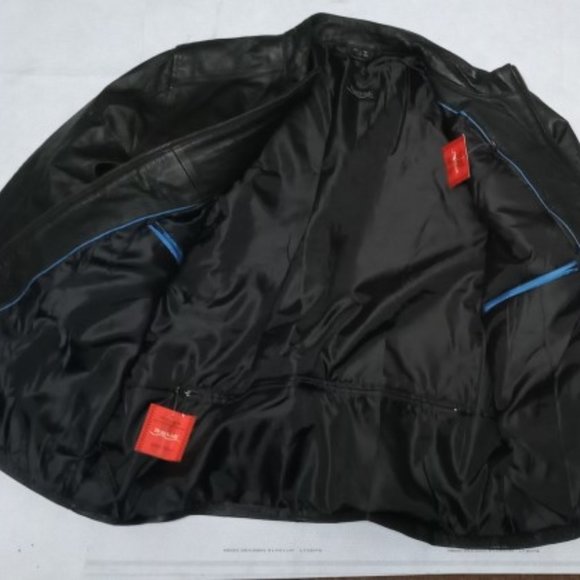 Burks Bay men's leather jacket XL - Picture 1 of 6